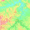 Joselândia topographic map, elevation, terrain