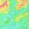 Le Mans topographic map, elevation, terrain