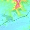 Broughton topographic map, elevation, terrain