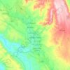 Masjed Soleyman topographic map, elevation, terrain