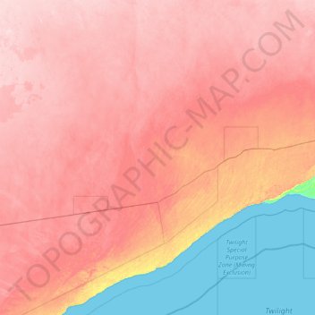 Caiguna topographic map, elevation, terrain