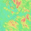 Enonkoski topographic map, elevation, terrain