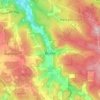 Bickley topographic map, elevation, terrain