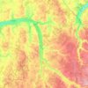 Charny Orée de Puisaye topographic map, elevation, terrain