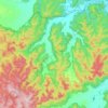 Kerrabee topographic map, elevation, terrain