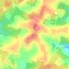 Colonia San Jorge topographic map, elevation, terrain
