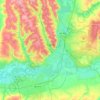 Koursk topographic map, elevation, terrain