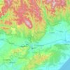 Latrobe River topographic map, elevation, terrain