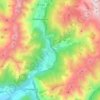 Le Périer topographic map, elevation, terrain