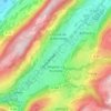 Valgelon-La Rochette topographic map, elevation, terrain