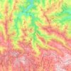 Somiedo topographic map, elevation, terrain