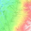 El Quinche topographic map, elevation, terrain