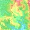 Dewhurst topographic map, elevation, terrain