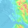 Vallejo topographic map, elevation, terrain