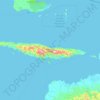 Pulau Yapen topographic map, elevation, terrain