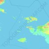 Raja Ampat topographic map, elevation, terrain