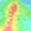 Ksibet El Mediouni topographic map, elevation, terrain