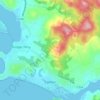 Carlton topographic map, elevation, terrain