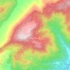 Wintergreen topographic map, elevation, terrain