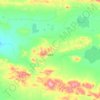 Machen topographic map, elevation, terrain