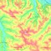 Laplume topographic map, elevation, terrain
