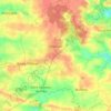 Chemazé topographic map, elevation, terrain