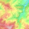 Thum topographic map, elevation, terrain