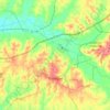 Tuskegee topographic map, elevation, terrain