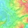 Bramshott and Liphook topographic map, elevation, terrain