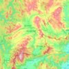 Kok River topographic map, elevation, terrain