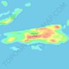 Prisoners Island topographic map, elevation, terrain