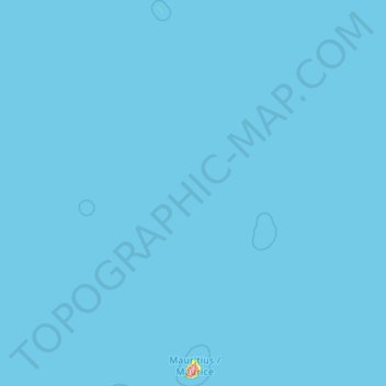 Mauritius topographic map, elevation, terrain