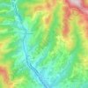 Létra topographic map, elevation, terrain