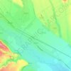 Zănești topographic map, elevation, terrain