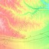 Buffalo County topographic map, elevation, terrain