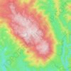 Baw Baw National Park topographic map, elevation, terrain