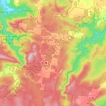 Nietta topographic map, elevation, terrain