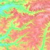 Montaigu-de-Quercy topographic map, elevation, terrain