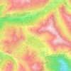 Lanslebourg-Mont-Cenis topographic map, elevation, terrain