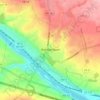 City of Amsterdam topographic map, elevation, terrain