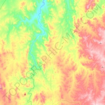 Frogmore topographic map, elevation, terrain