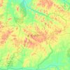 Kyegegwa topographic map, elevation, terrain