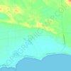 Eight Mile Creek topographic map, elevation, terrain