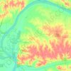 Ballard County topographic map, elevation, terrain