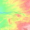 Eastmain (village) topographic map, elevation, terrain