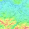 Zeekanaal Brussel-Schelde topographic map, elevation, terrain