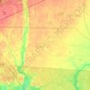 Echols County topographic map, elevation, terrain
