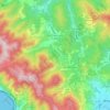 Riccò del Golfo di Spezia topographic map, elevation, terrain