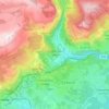 Le Bar-sur-Loup topographic map, elevation, terrain