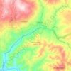 Montecalvo Irpino topographic map, elevation, terrain